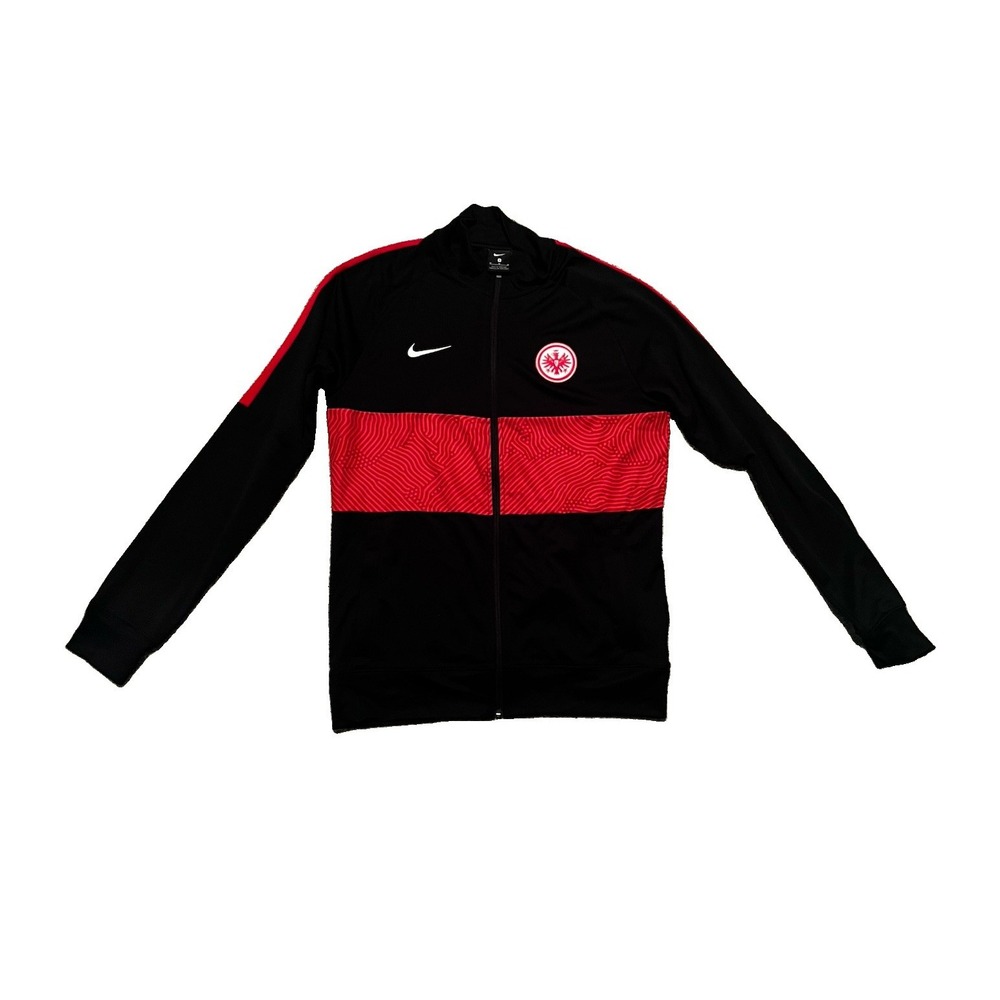 Nike Eintracht Frankfurt Full Zip Track Jacket Black Red Men's Medium Soccer